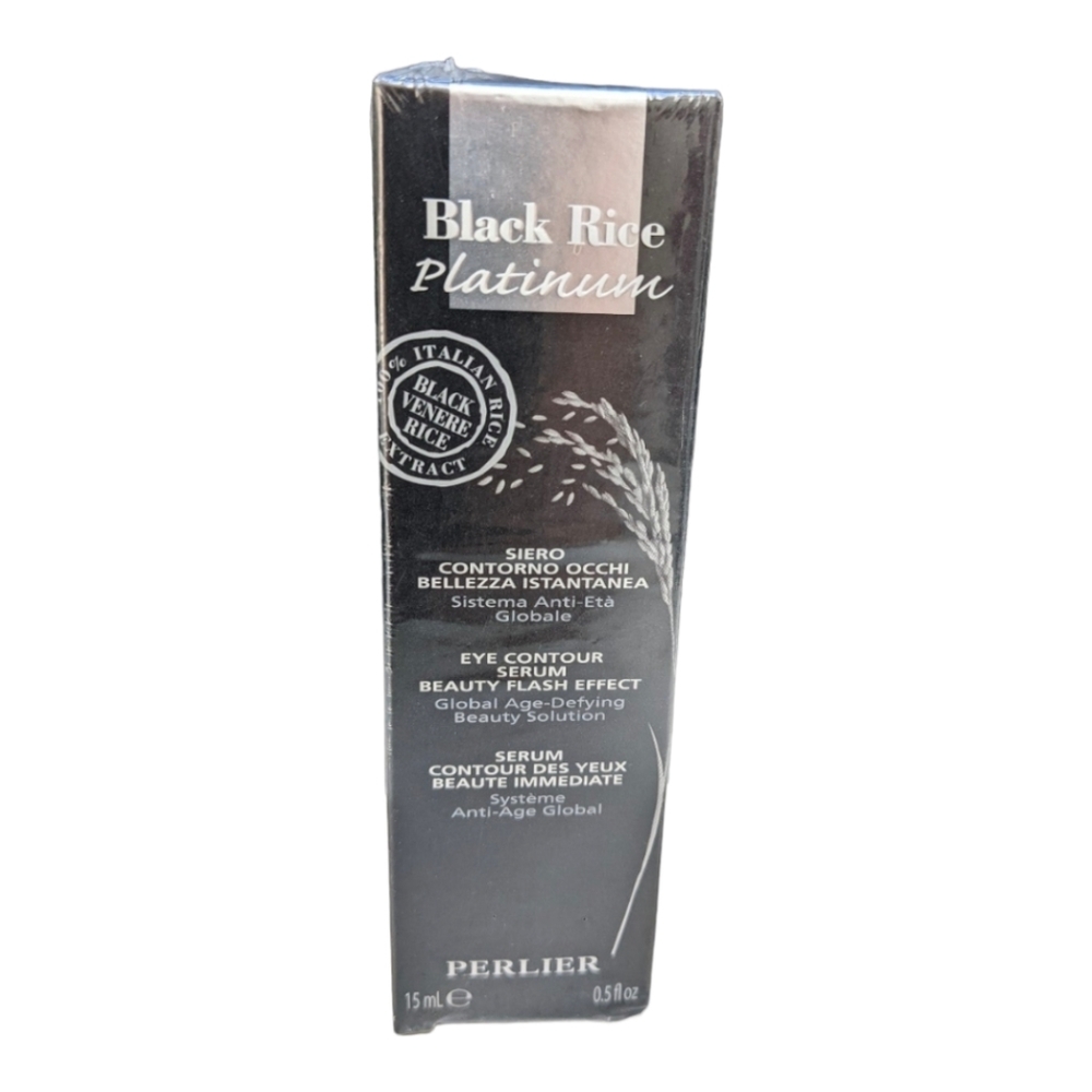 Perlier Black Rice Platinum Face & Eye Serum Set - Picture 2 of 5